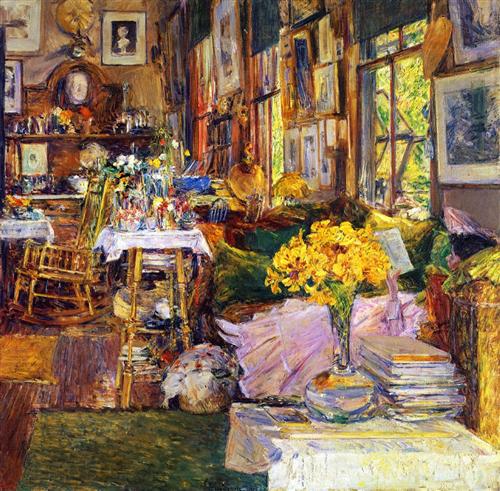 The Room of Flowers - Childe Hassam