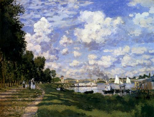 The Marina at Argenteuil - Claude Monet