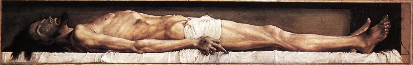 Hans Holbein, The Body of the Dead Christ in the Tomb