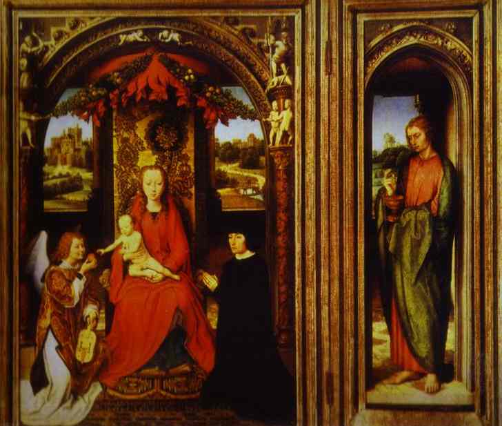 Altar Of Saints John The Baptist And John The Evangelist - Hans Memling ...