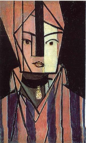 Head white and pink - Henri Matisse