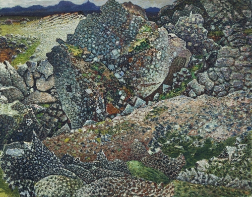 Lava at Bessastadir - Johannes Sveinsson Kjarval