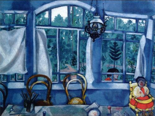 Window over a Garden - Marc Chagall