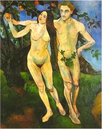 Adán y Eva - Suzanne Valadon
