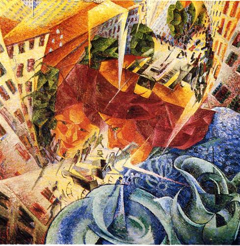 Simultaneous Visions - Umberto Boccioni