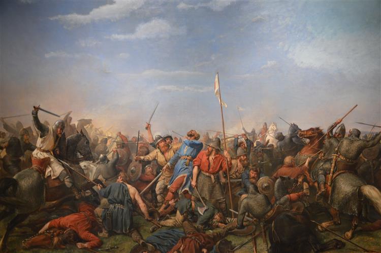 Battle of Stamford Bridge, 1870 - Peter Nicolai Arbo
