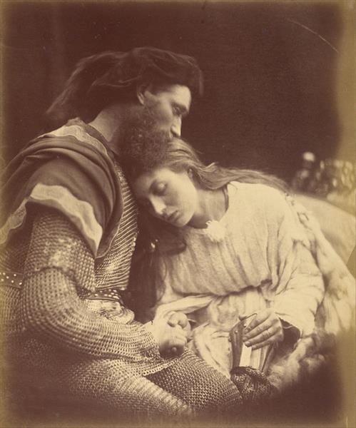 Parting of Sir Lancelot and Queen Guinevere, 1874 - Джулія Маргарет Кемерон