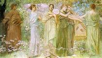 The Days - Thomas Wilmer Dewing