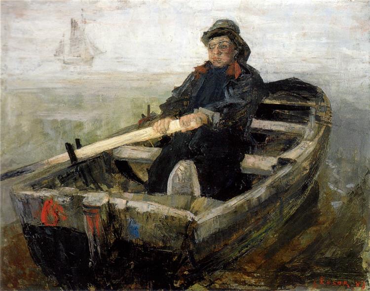 The Rower, 1883 - James Ensor