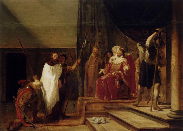 Christ Before Herod Antipas - Nikolaus Knüpfer