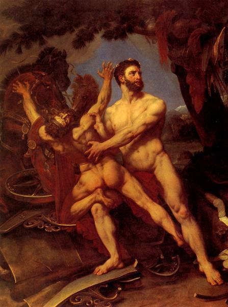 Hercules and Diomedes, 1835 - Антуан-Жан Гро