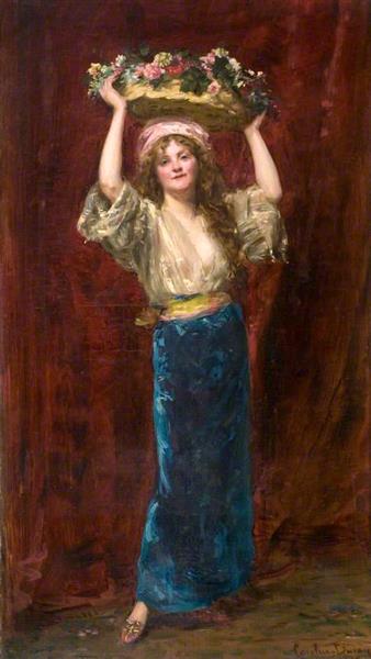 The Flower Girl, 1880 - Carolus-Duran