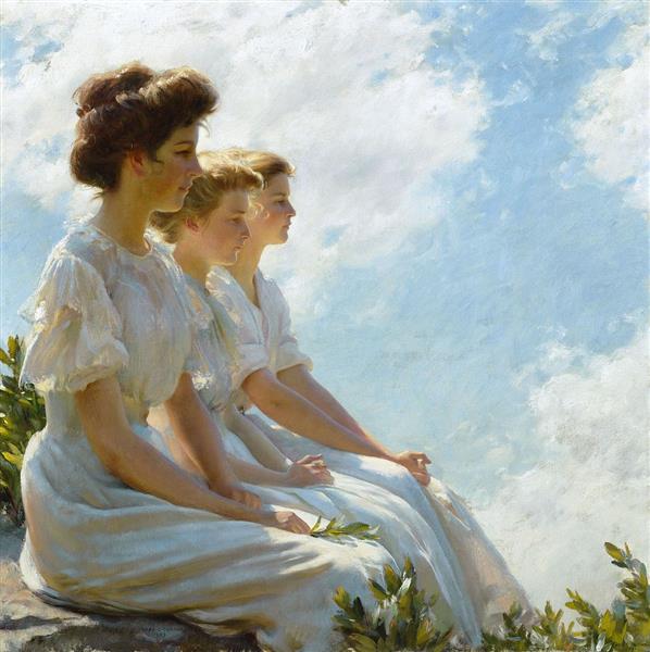 On the Heights, 1909 - Charles Courtney Curran