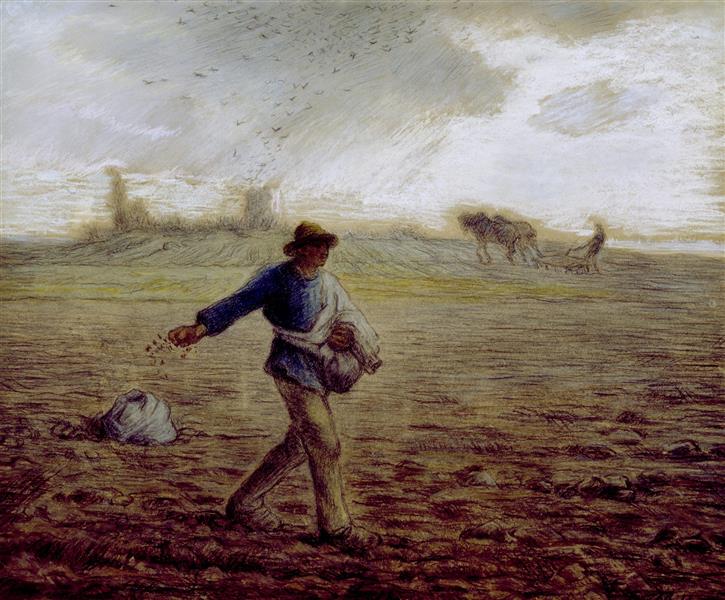 The Sower, c.1865 - Жан-Франсуа Милле