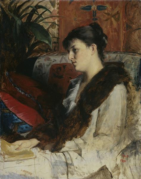 Невістка художника, 1881 - Башкірцева Марія Костянтинівна
