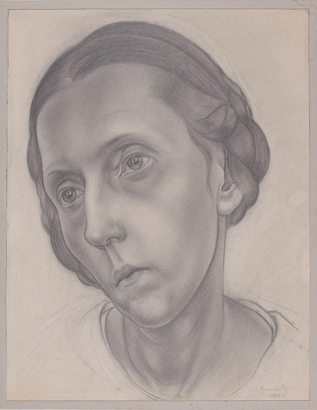 Female Portrait, 1923 - Wassili Dmitrijewitsch Jermilow