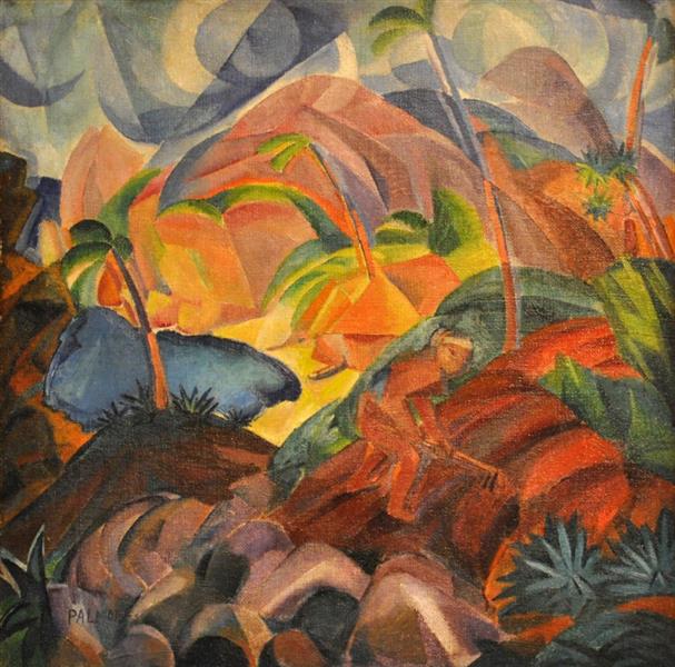 Variations After Gauguin, 1910 - Виктор Никандрович Пальмов