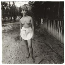 A Young Waitress at a Nudist Camp - Diane Arbus