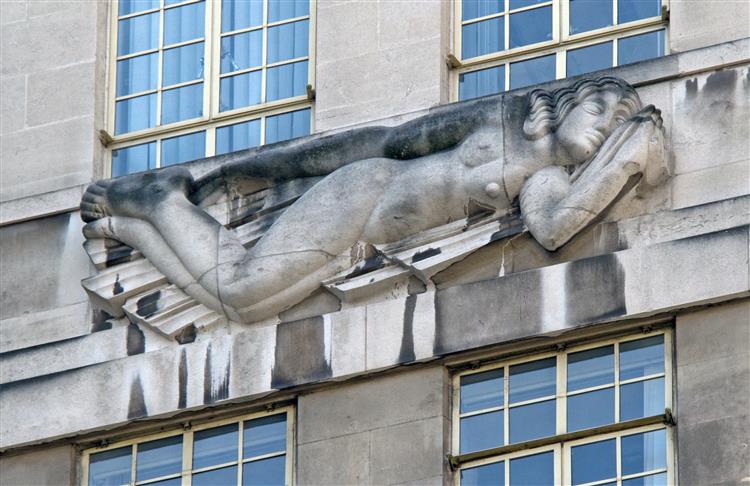 South Wind, st James's Park, London., 1929 - Eric Gill