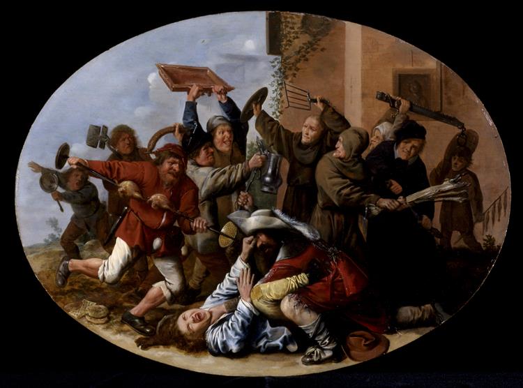 Battle Between Carnival and Lent, 1633 - 1634 - Jan Miense Molenaer