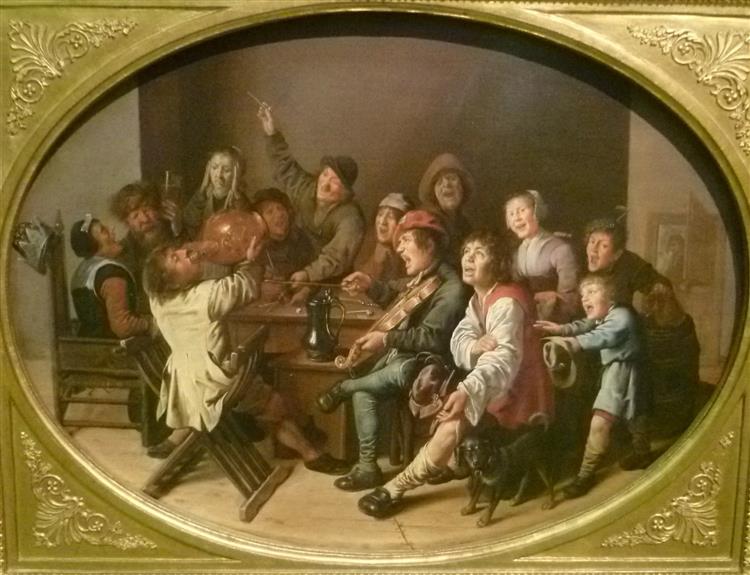 The Bean Feast, 1637 - Jan Miense Molenaer