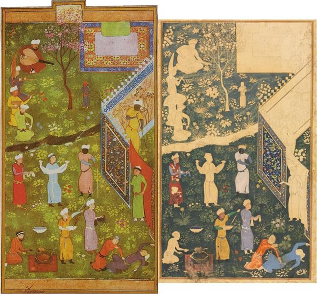 Muraqqa Gulshan, 1490 - Кемаледдін Бехзад