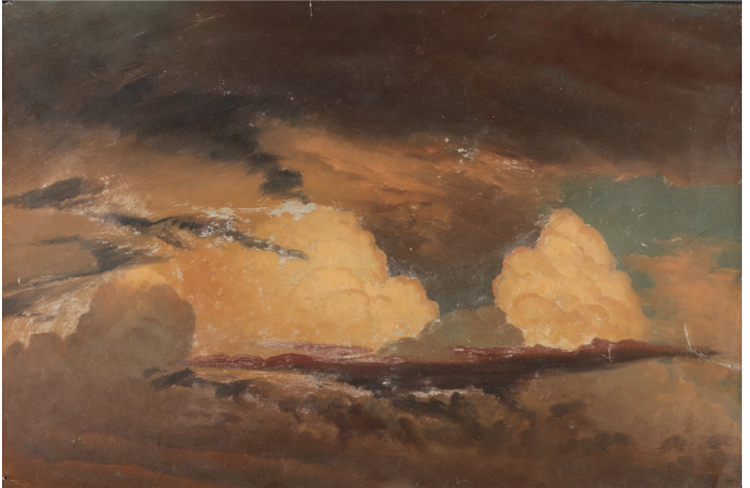 Skystudie, 1853 - Knud Baade