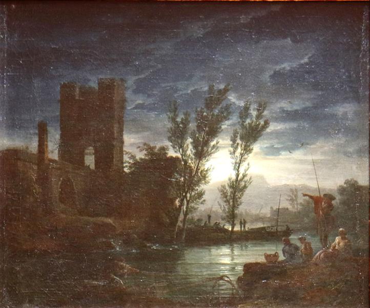 Clair De Lune., 1753 - Claude Joseph Vernet