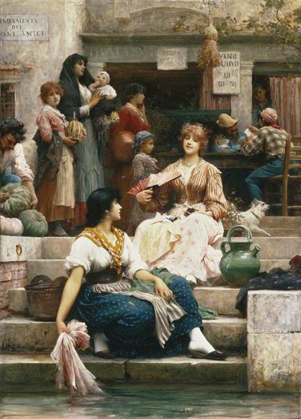Italian Scene, 1900 - Люк Филдес