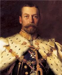 Portrait of George V in Coronation Robes - Люк Филдес
