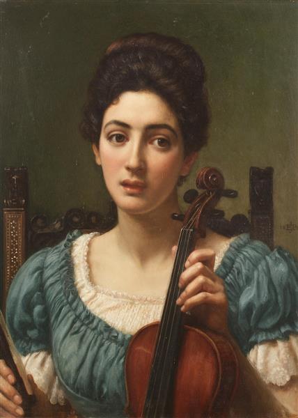The Violinist - Edward Poynter