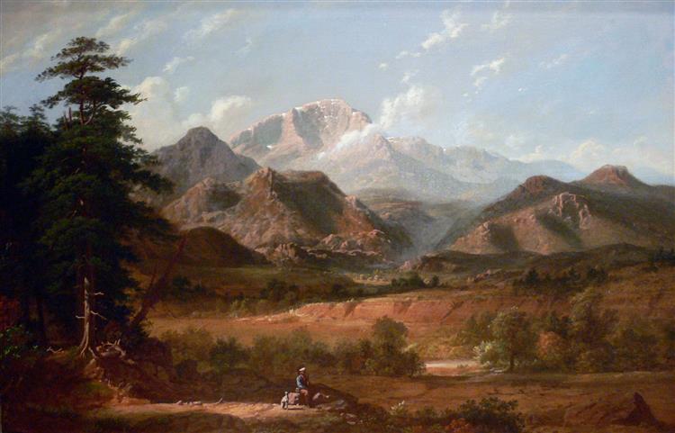 View of Pike's Peak, 1872 - Джордж Калеб Бингем