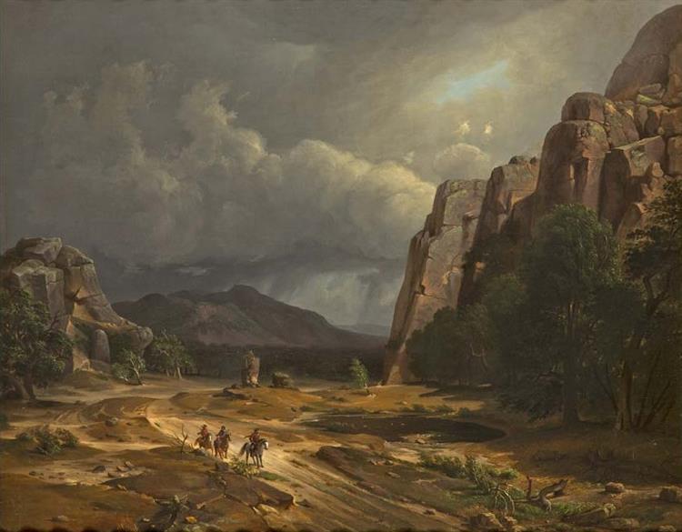 Horse Thief, 1852 - Джордж Калеб Бингем