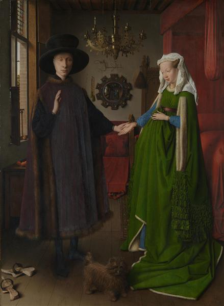Портрет подружжя Арнольфіні, 1434 - Ян ван Ейк