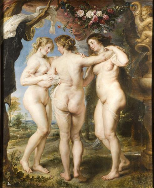 The Three Graces, 1639 - Пітер Пауль Рубенс