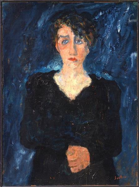 Portrait of a Woman, 1929 - Хаим Сутин