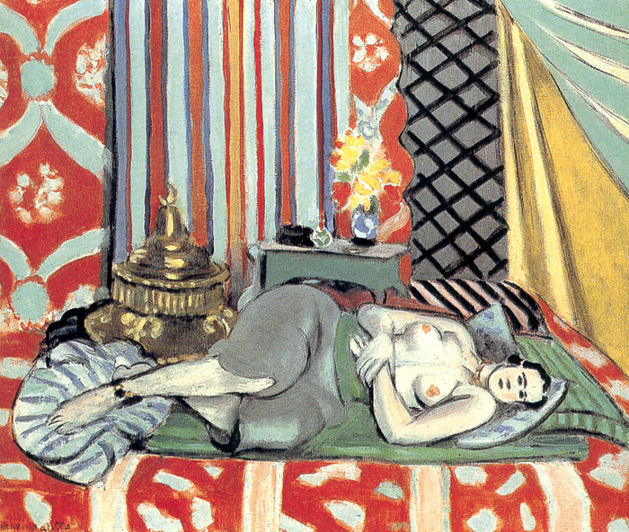 Оголена лежить на спині, 1927 - Анрі Матісс