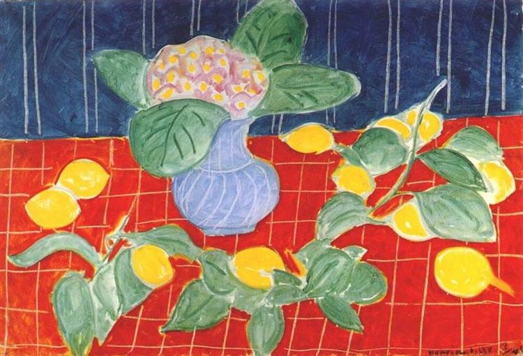 Лимони і ломикамені, 1943 - Анрі Матісс
