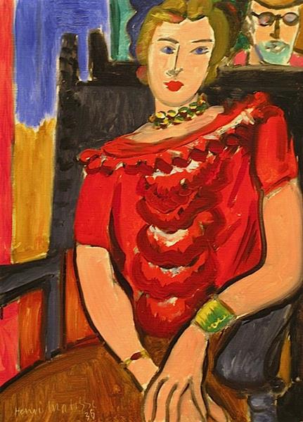 Червона блузка, 1936 - Анрі Матісс