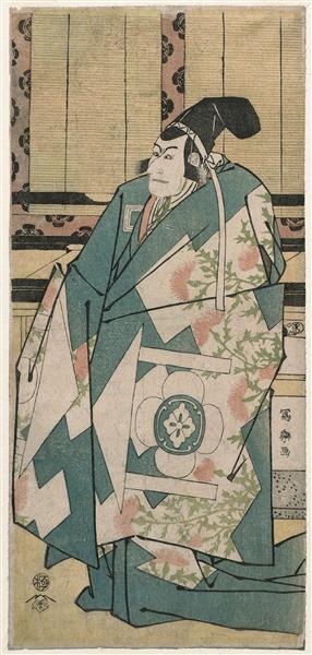 Kabuki Actor Ichikawa Ebizō as Kudō Saemon Suketsune, 1795 - Tōshūsai Sharaku