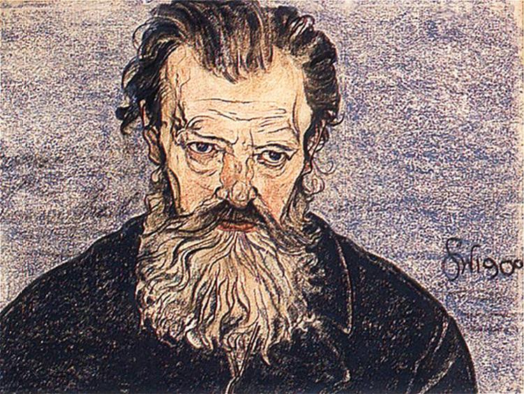Portret Ojca, 1900 - Stanisław Wyspiański