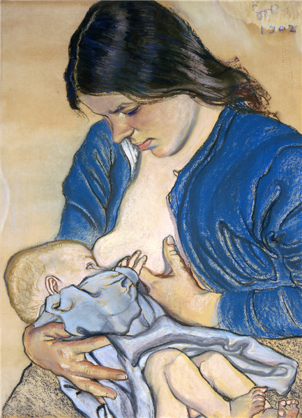 Motherhood, 1902 - Станислав Выспяньский