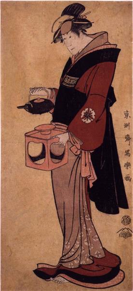 Kabuki Actor Matsumoto Yonesaburō I as the Maid Otsuyu, 1794 - Tōshūsai Sharaku