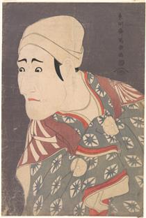 Kabuki Actor Morita Kanya VIII as Uguisu No Jirōsaku in the Play Katakiuchi Noriaibanashi - Тосюсай Сяраку