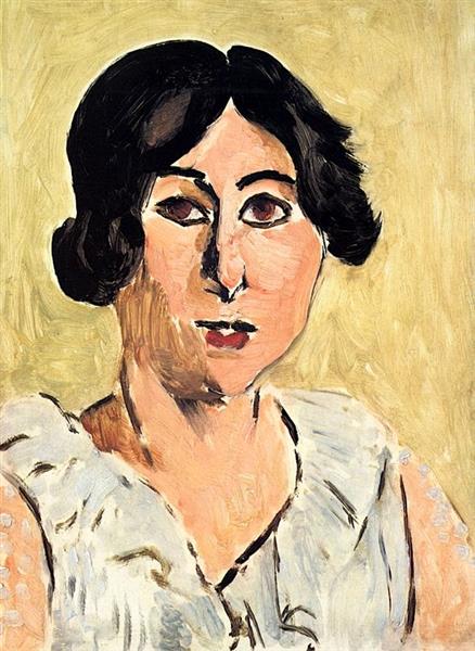Lorette with Black Eyes, 1917 - Henri Matisse