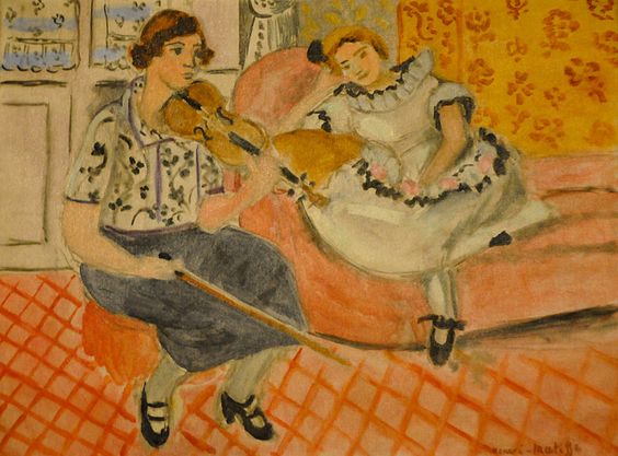 Violinist and Young Girl, 1921 - Henri Matisse