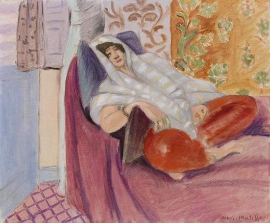 Жінка лежачи, 1921 - Анрі Матісс