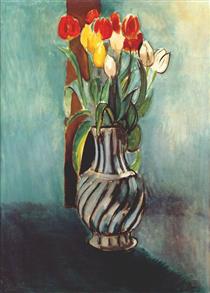 Me, Myself & Stendhal Vase of Tulips - 馬蒂斯