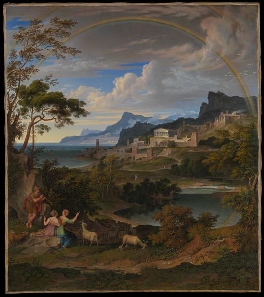 Heroic Landscape with Rainbow, 1824 - Joseph Anton Koch