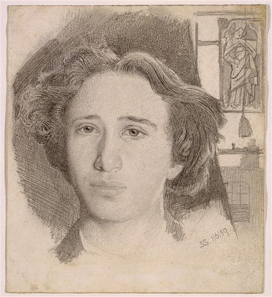 Автопортрет, 1859 - Сімеон Соломон